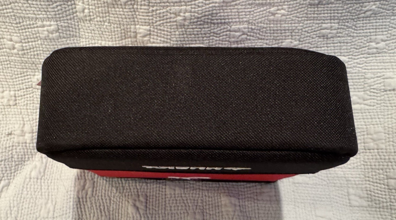 HUSKY LOT Tool Caddy Bag & Pouch SET Multiple Pockets Open Top Black Red Canvas