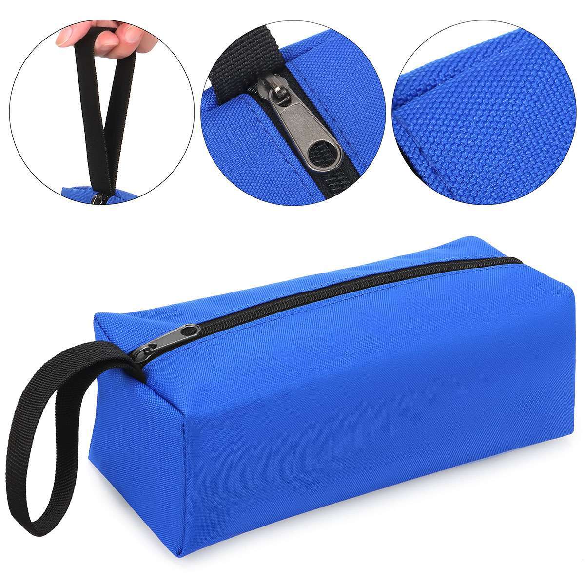 Oxford Cloth Tool Pouch Bag Zipper Small Multipurpose Organizer Pouch Heavy Duty