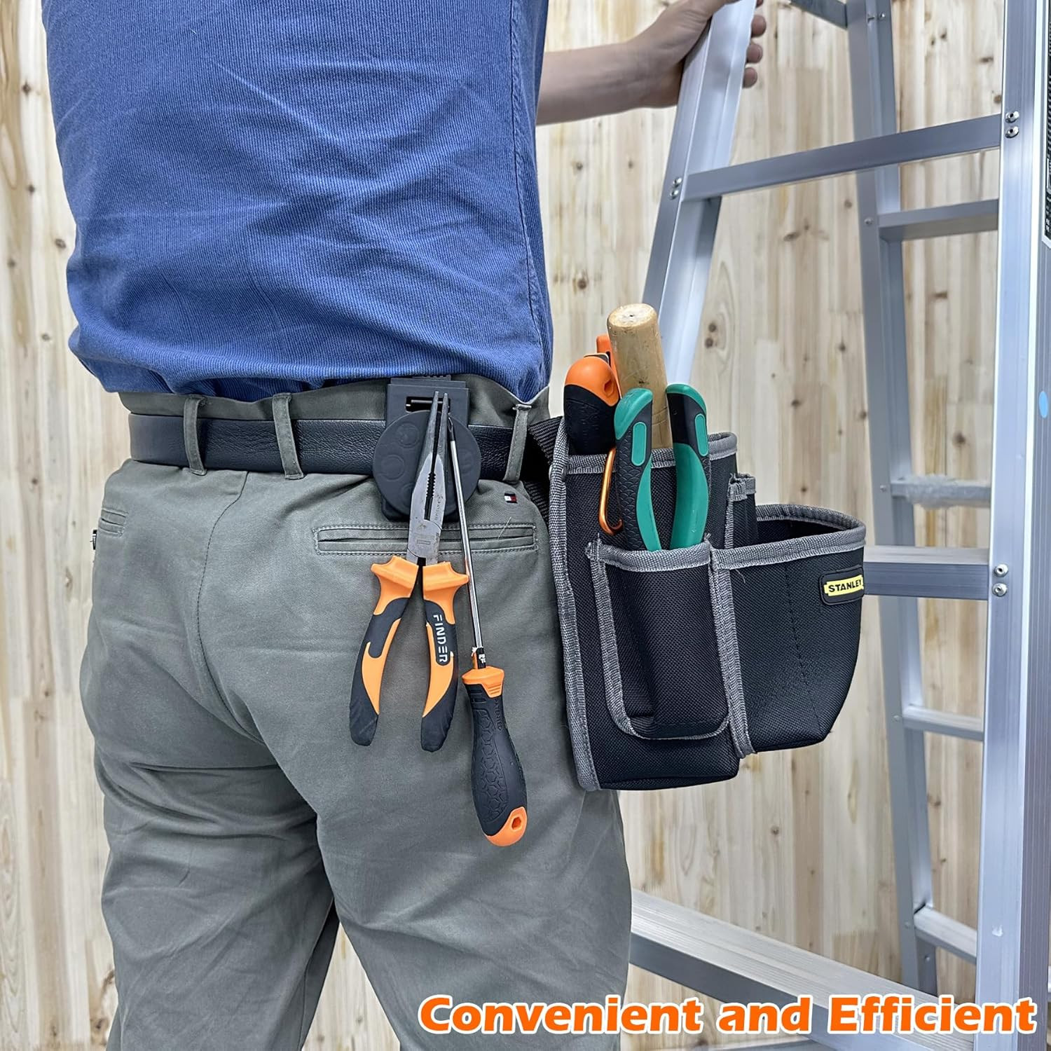 Tool Holster Belt Clip,Heavy-Duty Magnetic Tool Holder for Belt Clip,Anti-Slip S