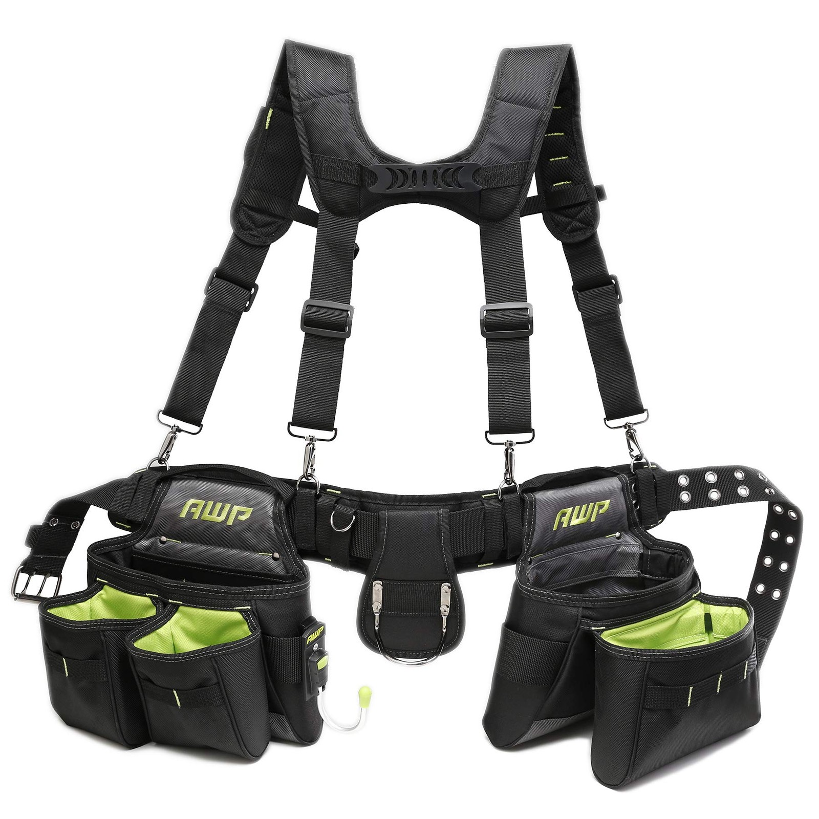 Tool Belt Rig, Durable HeavyDuty MultiPocket Organizer, Adjustable Waist Belt…