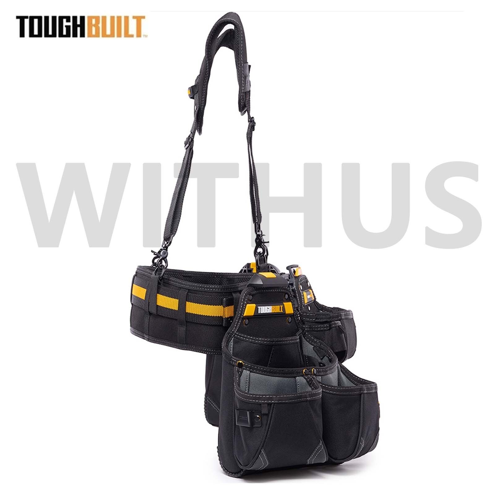 TOUGHBUILT TB-CT-101-5P 5pc Tool Belt Set Pro Contractor Rig Set