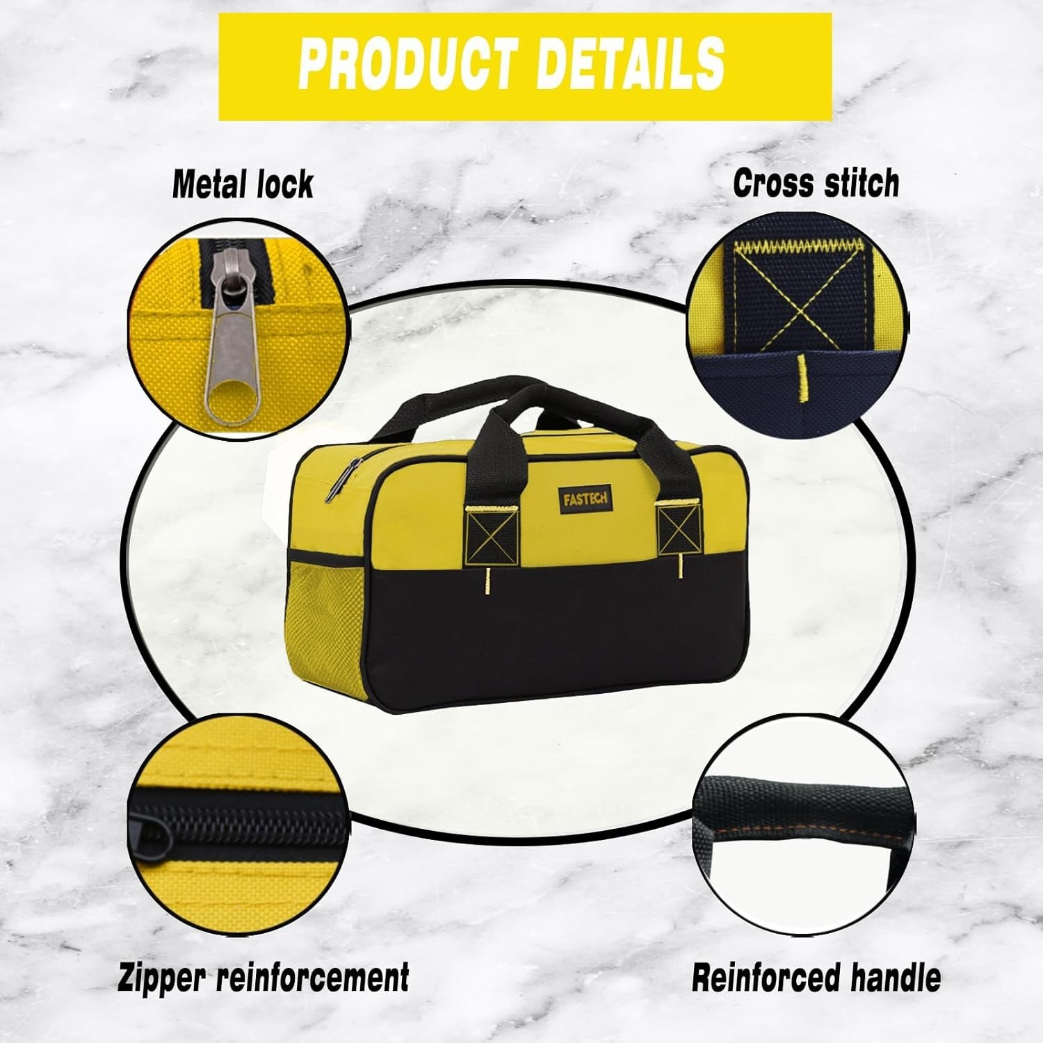 Heavy-Duty Waterproof Tool Bag with Soft Handle – Great for Professionals