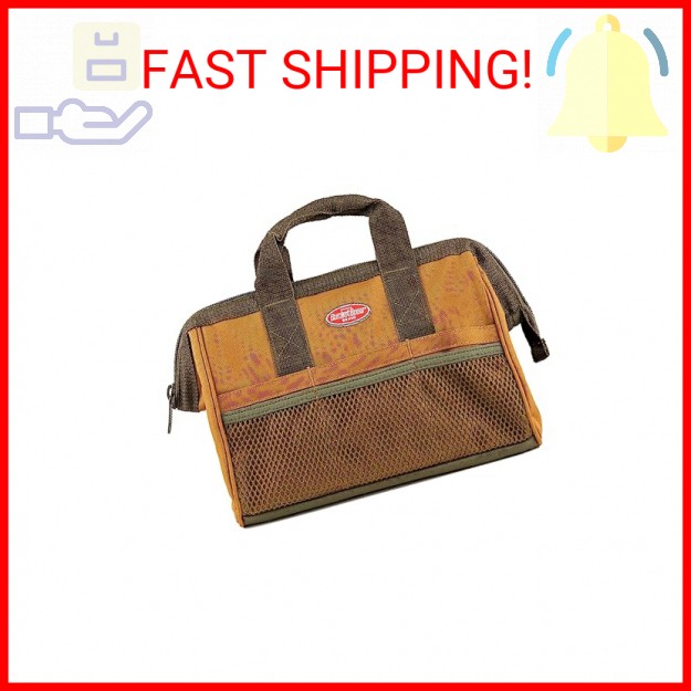 Bucket Boss Gatemouth 13 Tool Bag in Brown, 60013, 8 liters