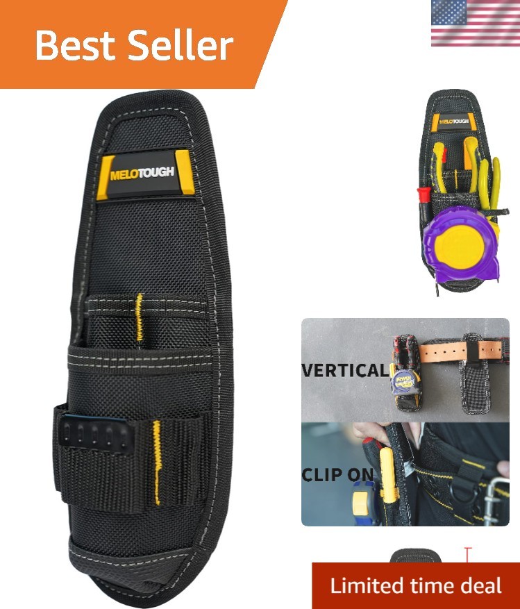 Small Tool Holder, Min Work Organizer Tool Pouch and Knife Holder with Snap Clip