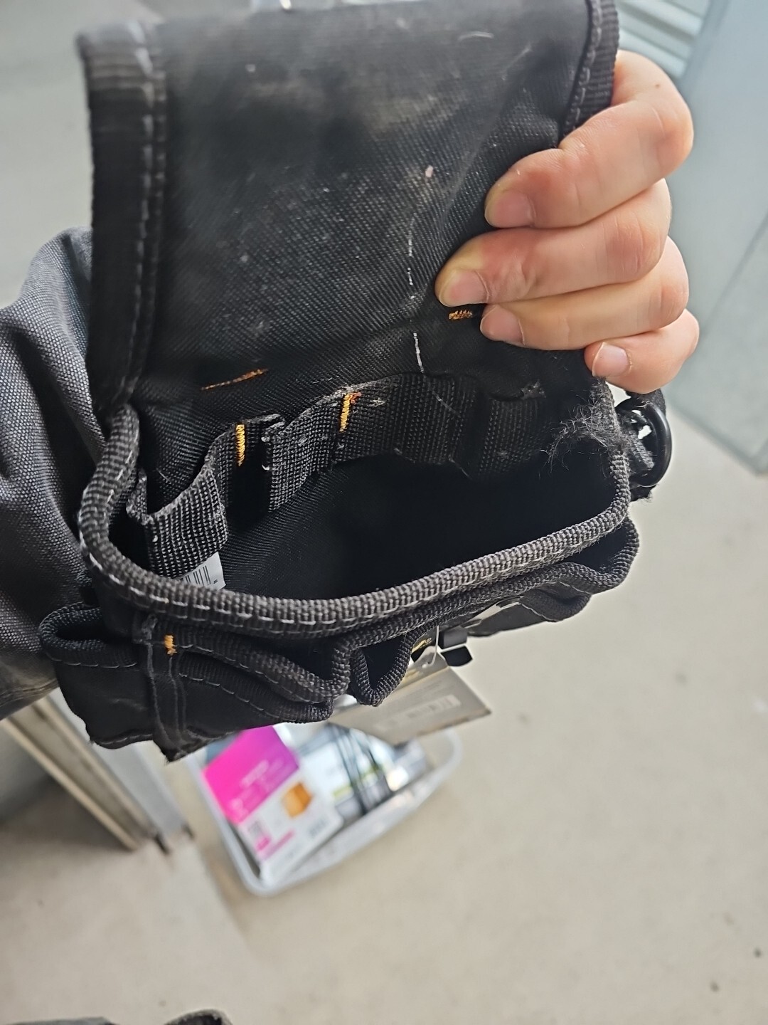 CLC 1503 Black,Tool Pouch,Polyester 2VEK2