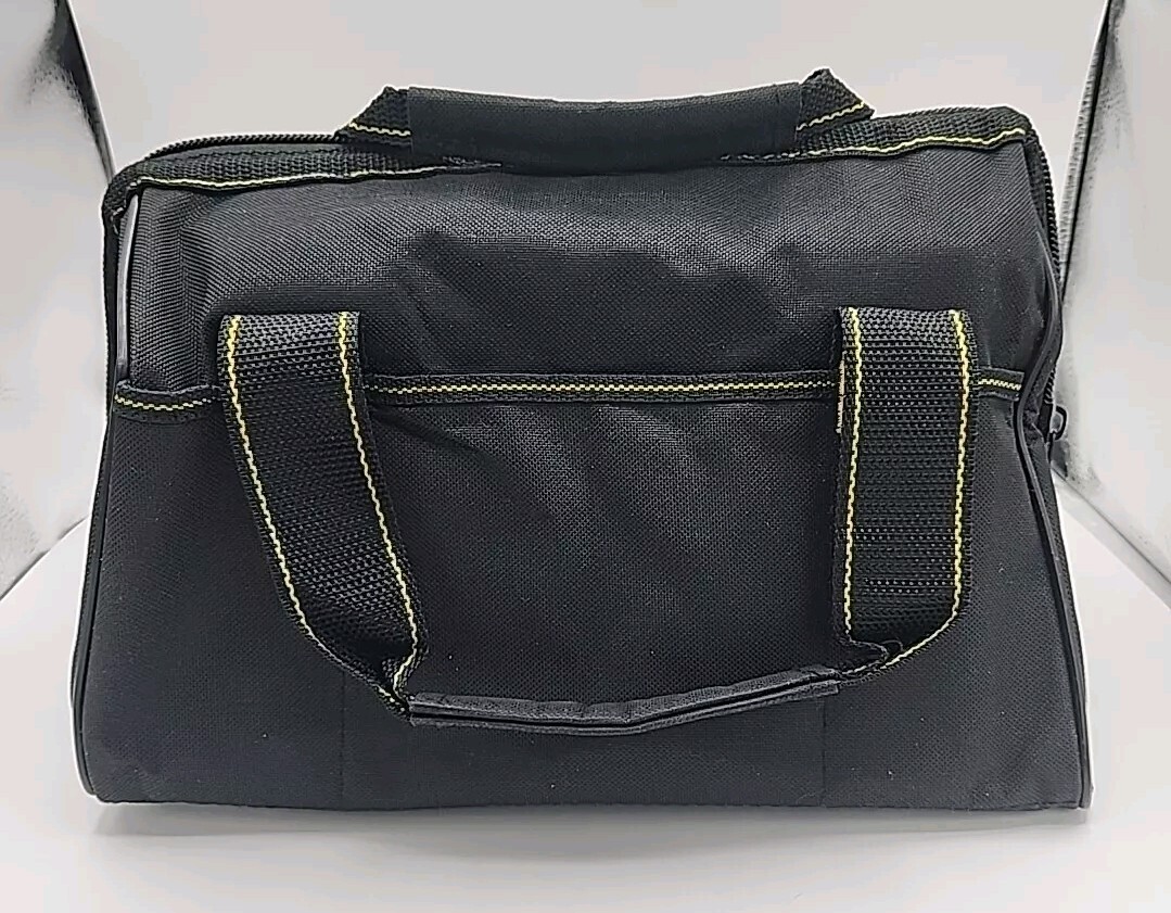 New Black Voyager 12″ Tote Tool Bag 24lbs Capacity 18 Pockets Carrying Bag