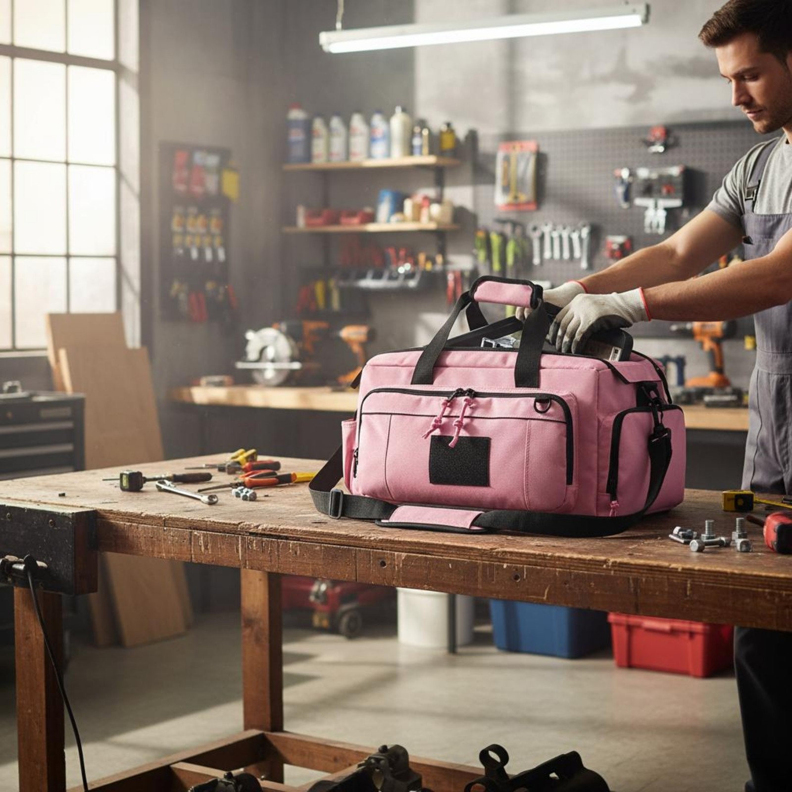 Shoulder Tool Bag Large Capacity Tool Bag Easy to Carry for Car Repair