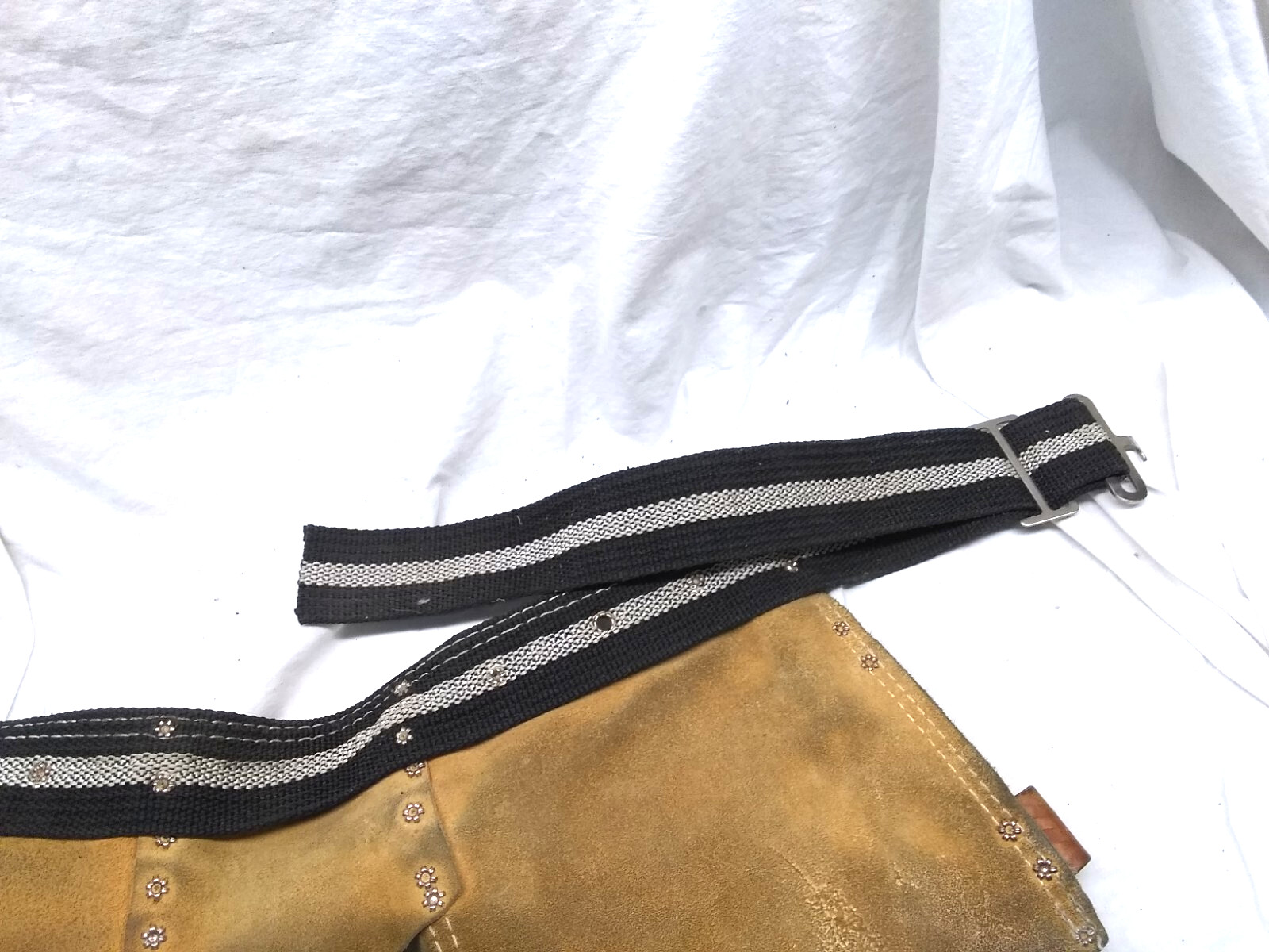 Rooster Leather R-490-2 Carpenter’s Tool Belt Pouches Tape Holder Great Usable