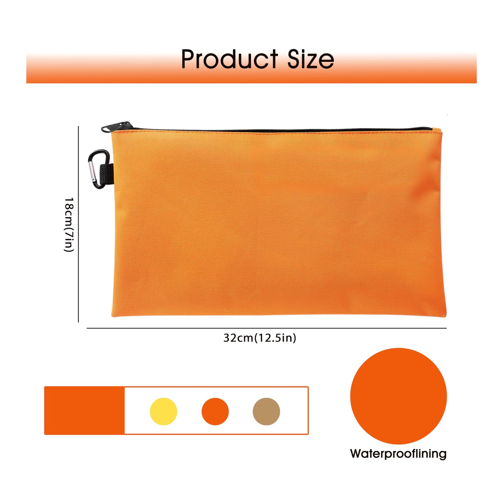 VRUIFA 3PCS Tool Pouches with Zipper, Premium small Tool Bags, Utility zipper…