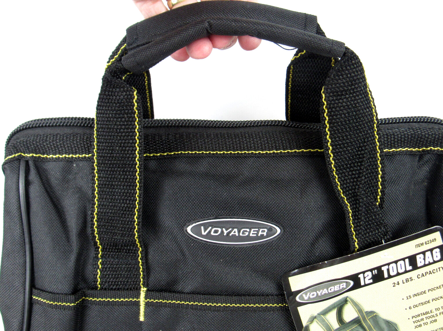 Voyager 12” Portable Tool Bag 24lb Capacity 15 Inside & 6 Outside Pockets NWT