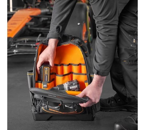 OEM DEWALT McLaren Backpack Tool Bag Waterproof Dustproof 43 Pockets DWST60122-1