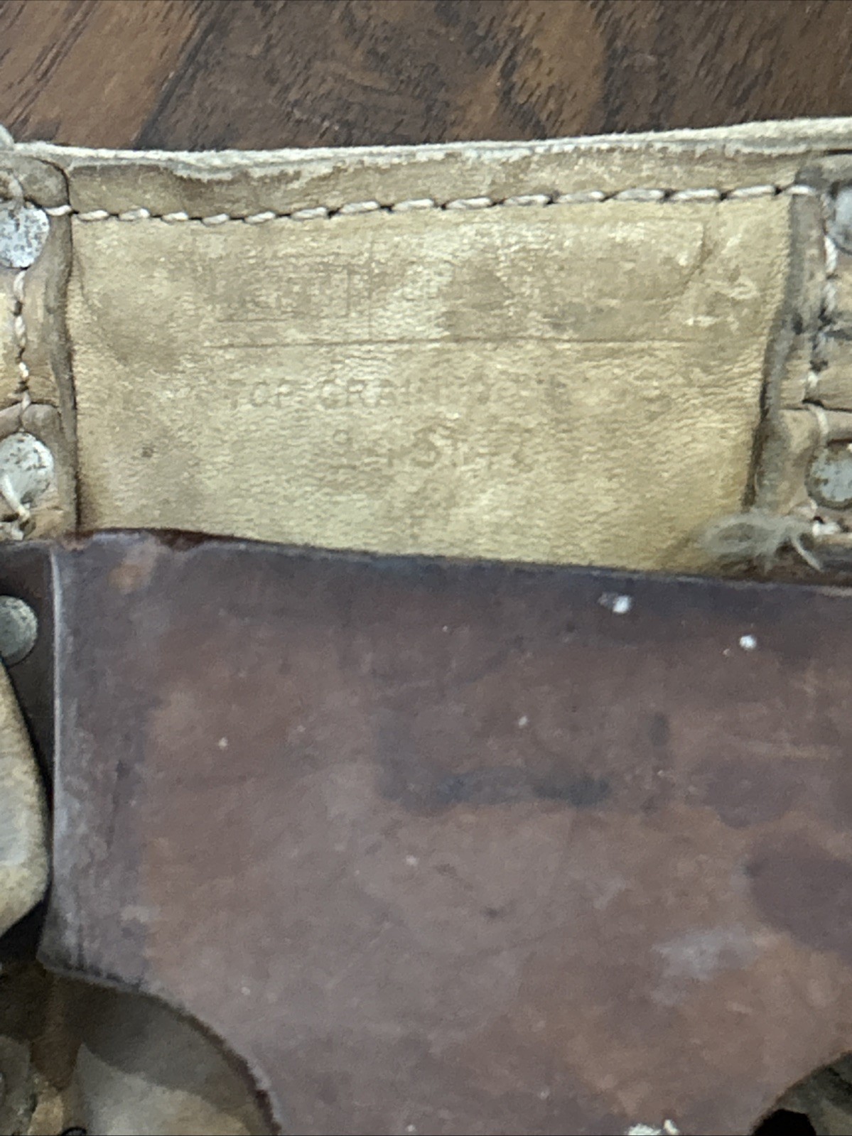 Vintage Sears Craftsman Carpenter Tool Belt Apron 45147 Heavy Top Grain Cowhide