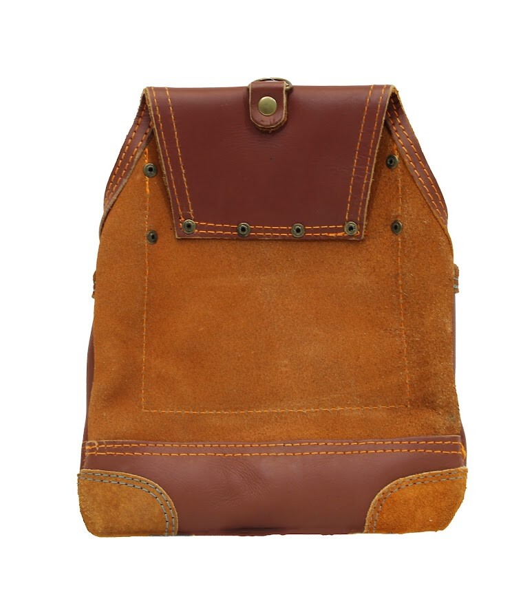 Ten Pocket Top Grain Leather Tool Pouch Carpenter,Construction,Framers,Handyman