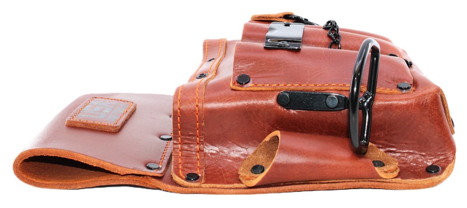 USA PRO TOOLS Top Grain Leather Electrician Tool Pouch & Belt