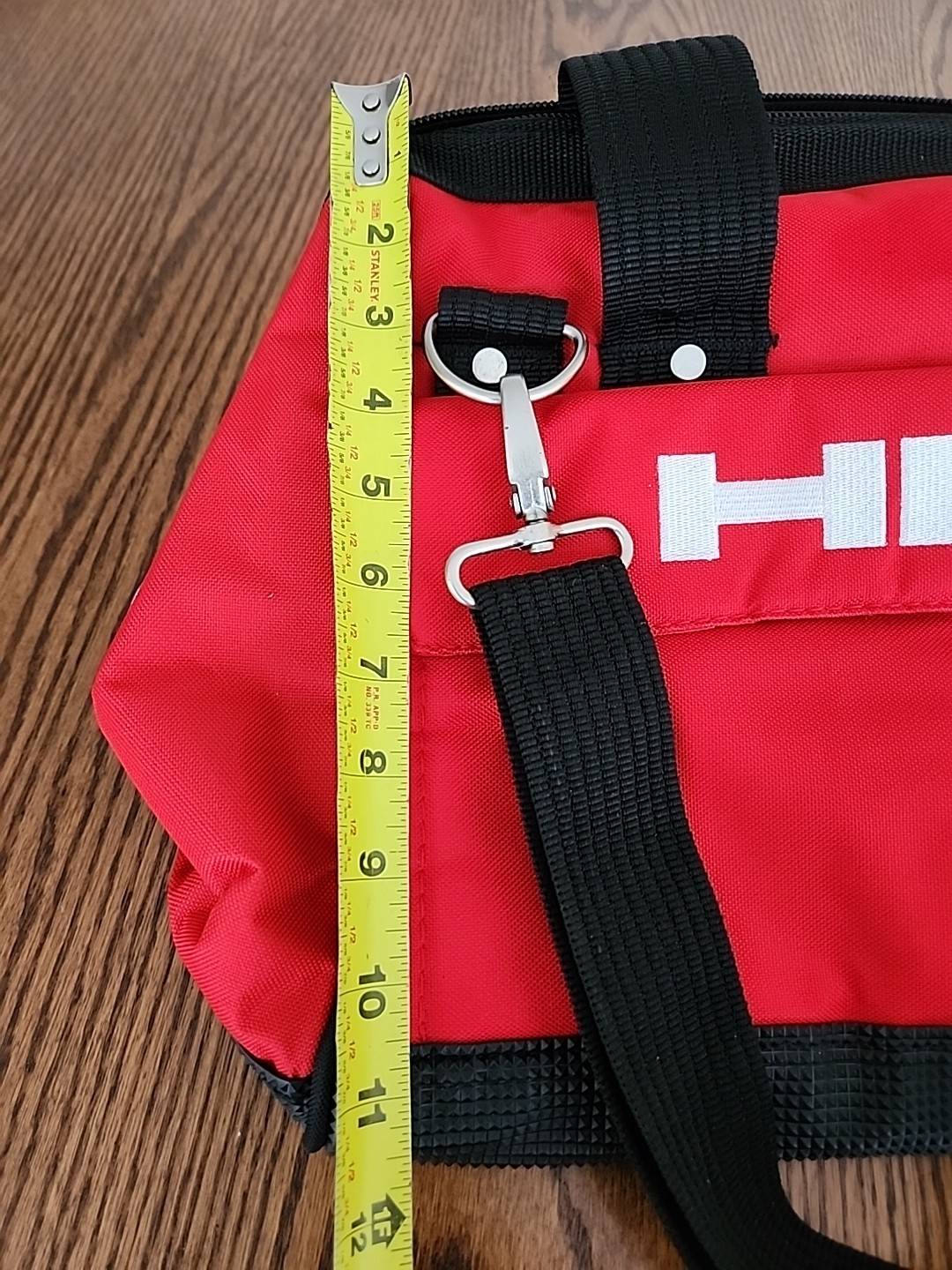 HILTI Heavy Duty Tool Bag Small Construction Tool Bag Red(Read Dis/See Flaw)