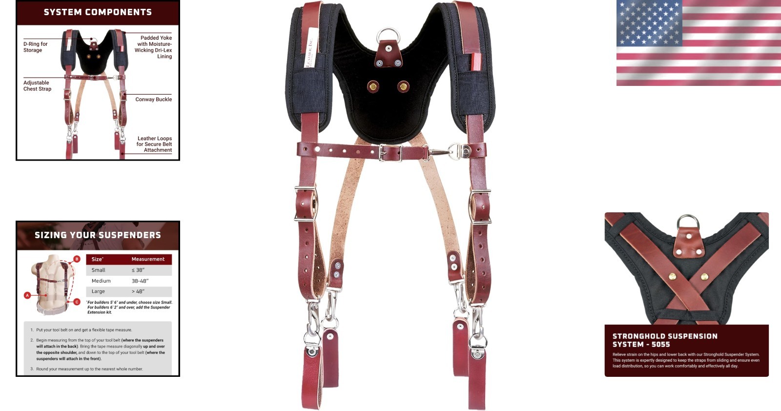 Industrial Stronghold Suspension – Pencil Pockets Included