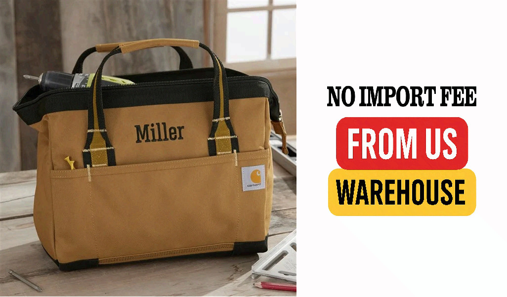 Carhartt ® Foundry Series Embroidered Tool Tote, Dimensions : 10.5″H x 14″W x 9″