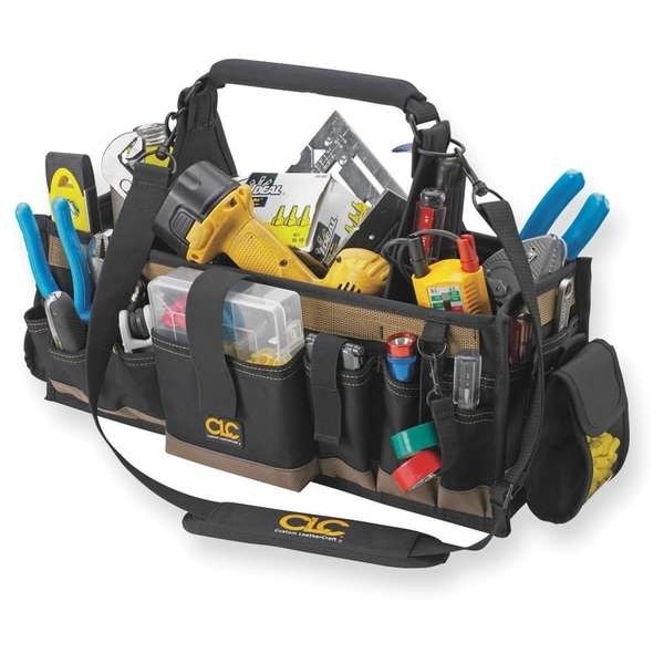 Clc Work Gear 1530 Tool Tote, Polyester, 42 Pockets, Black, 15″ Height