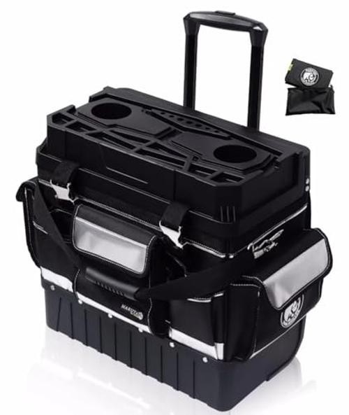 18″ Rolling Tool Bag with Wheels – Organizer for Tool Bags