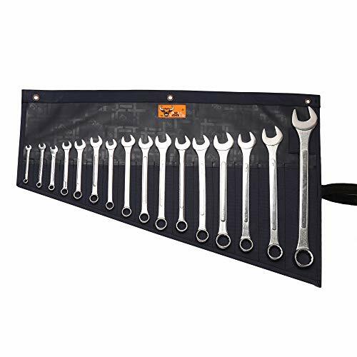 Wrench Roll Up Canvas Bull Tools Holder Storage Organizer 16 Pockets