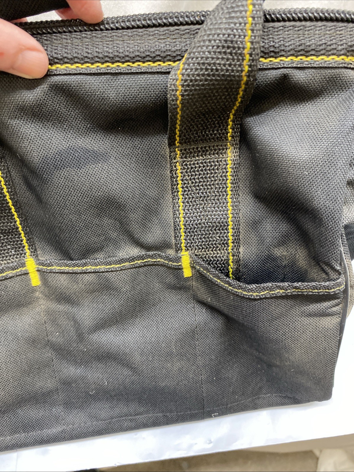 Voyager 12” Portable Tool Bag Item#61467 Black Polyester Zip Closure