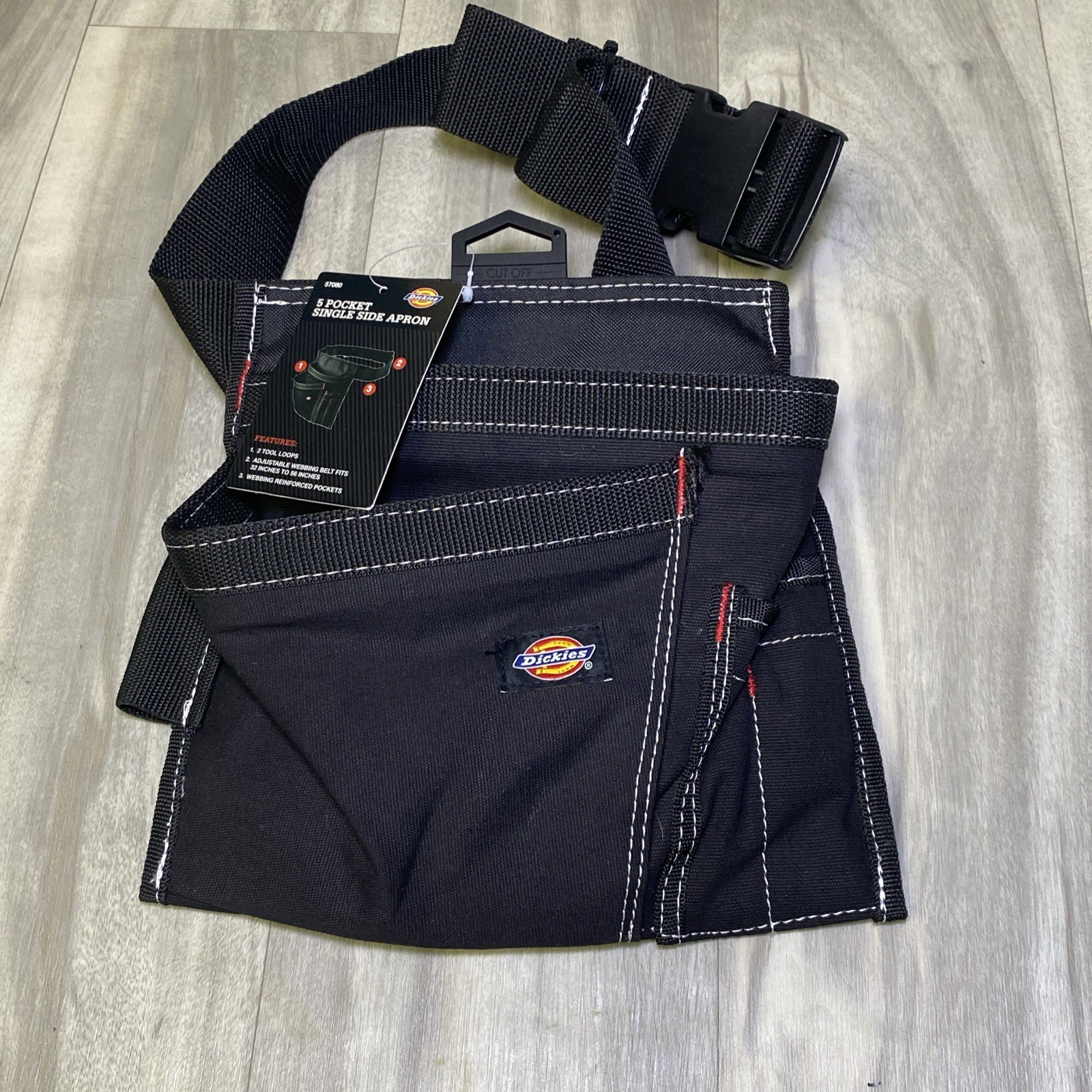 Dickies 5 Pocket Single Side Work Pouch Tool Belt Apron 57080