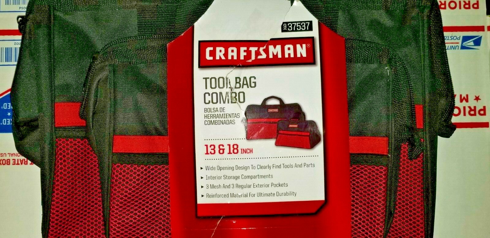 Craftsman Tool Bag 10 12 13 18″ Combo 40558 + 37537, 4 Bags Bolsas Read Info