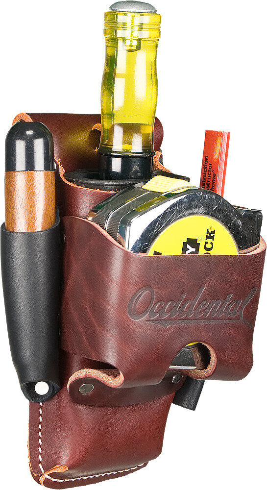 Occidental Leather 5522 Belt Worn 4 in 1 Tool/Tape Holder MADE IN USA
