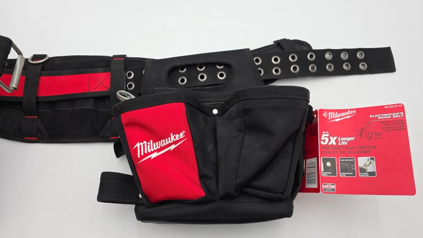 Milwaukee 48-22-8110 29-Pocket Electricians Adjustable Tool Bag Belt New