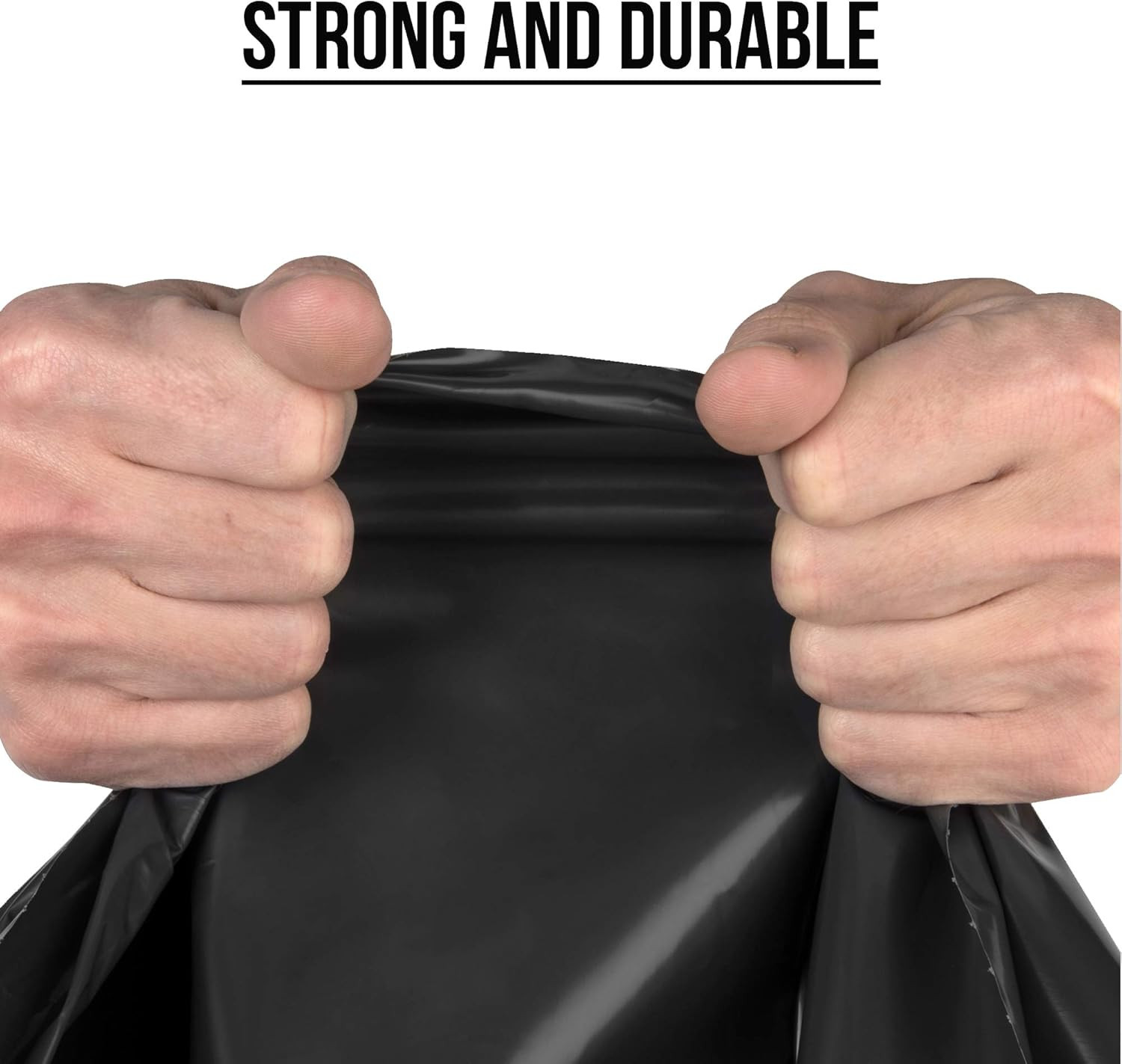 Construction Contractor Bag, Puncture Resistant, 42 Gallon, 3 Mil, 50 Count