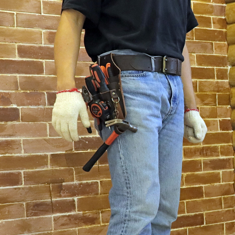 TOURBON Electrician Maintenance Tools Belt Holster Electric Tape Thong Tunnel US