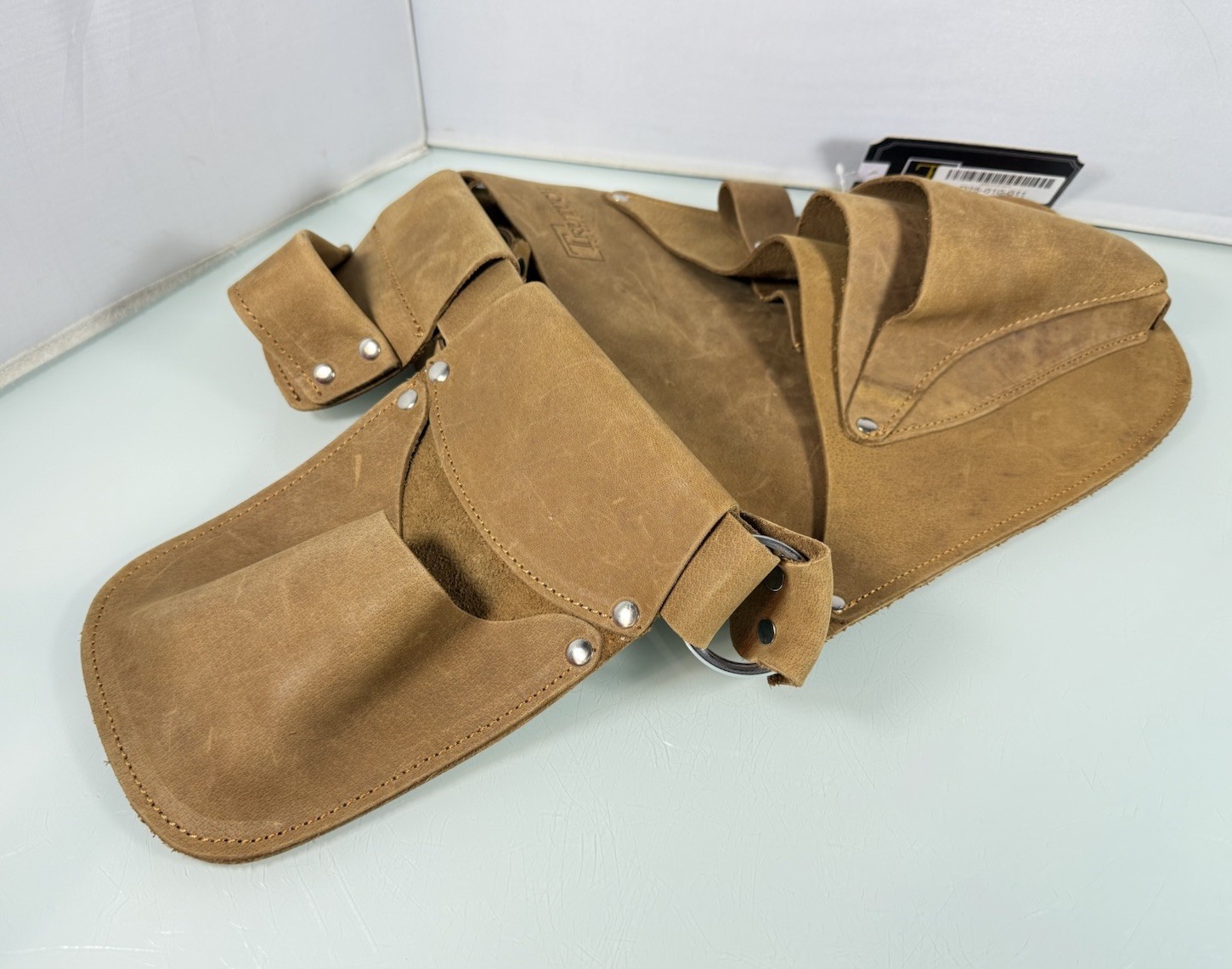 NWT TRUTUCH Leather Multi Pocket Gardening Tool Belt Gardeners Tool Pouch TT5010
