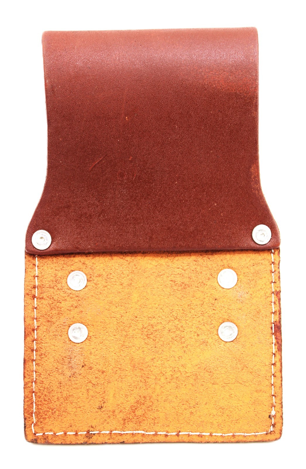 USA PRO TOOLS Grain Leather Hammer Holder – Heavy‑Duty Belt Loop with Rivets