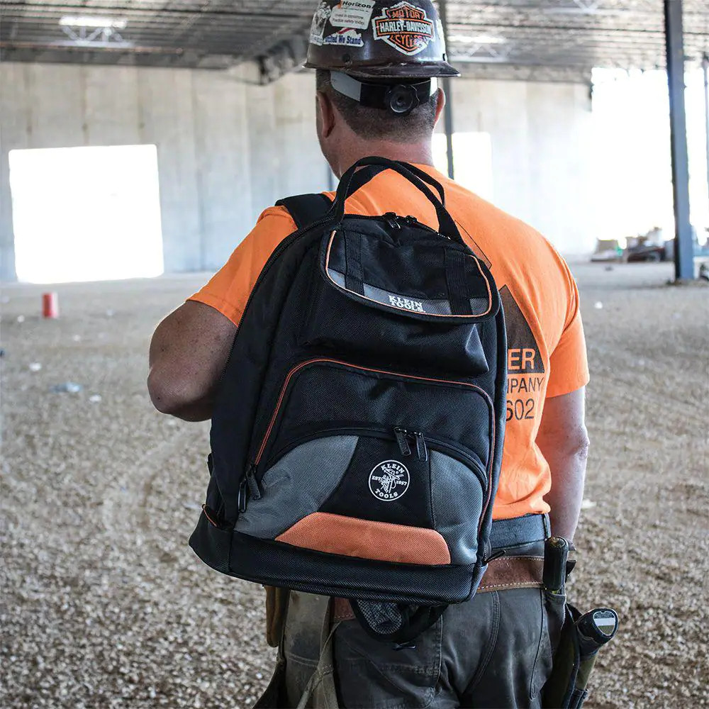 17.5″ Tool Gear Back Pack Tradesman Pro Job Site Contractor Bag Ballistic Fabric