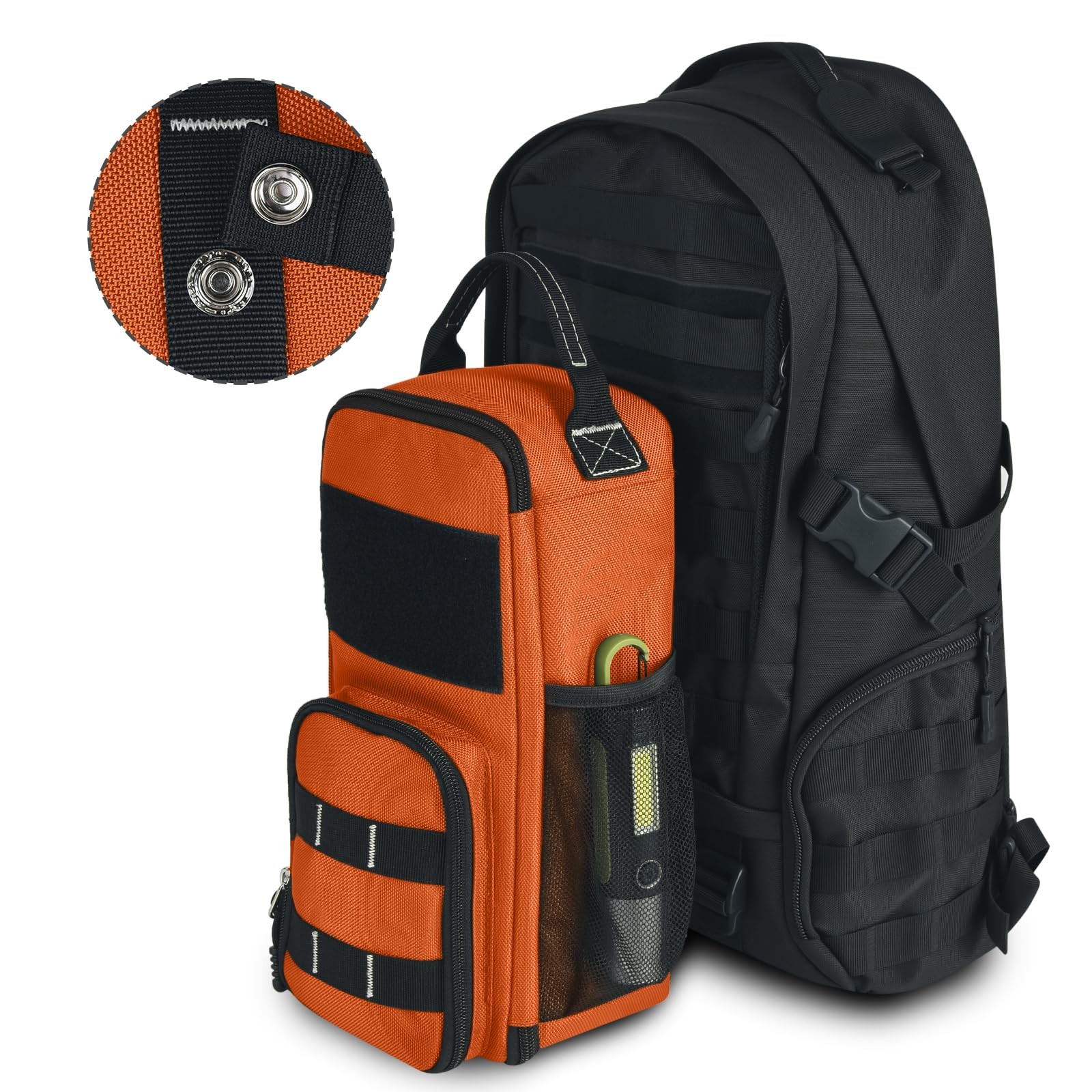 12.6″ Small Tool Bag Pouch for Men with Multiple Pockets, Waterproof Heavy Du…