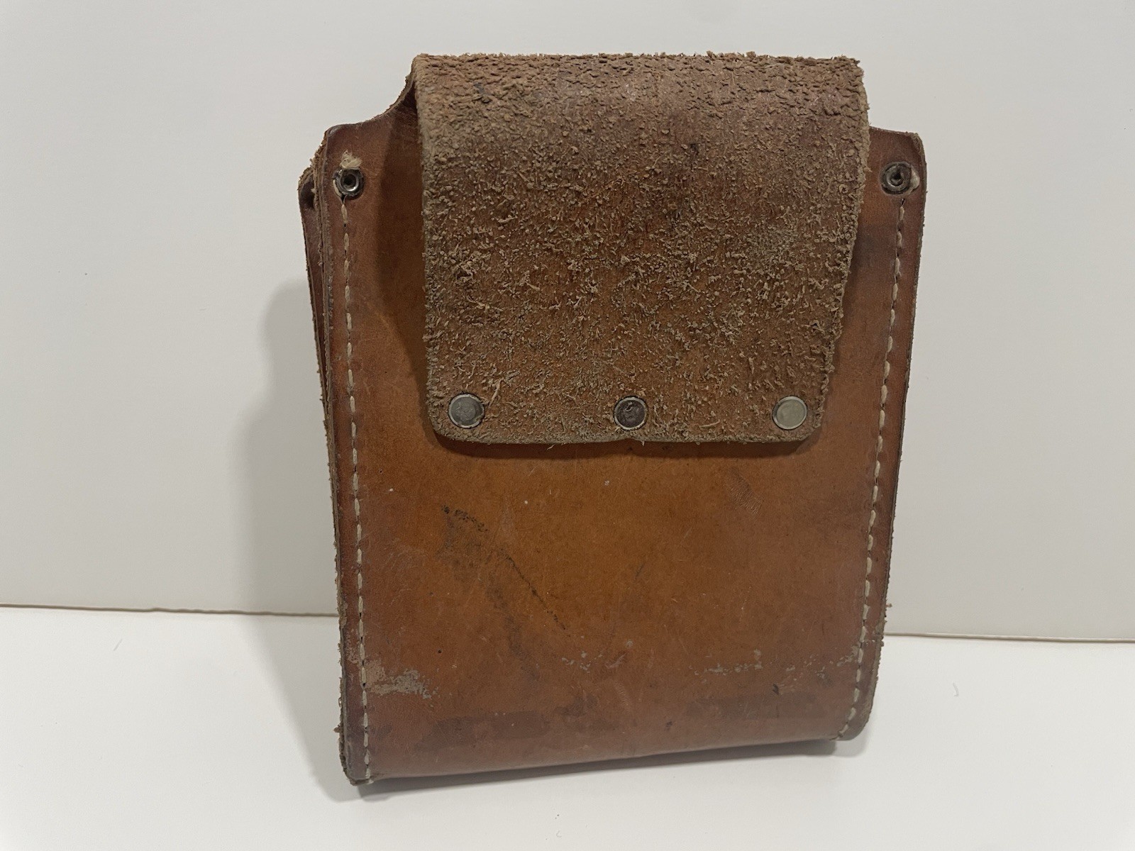 Vintage Sears Craftsman Tool Pouch 4540 For Tool Belt Top Grain Cowhide Leather