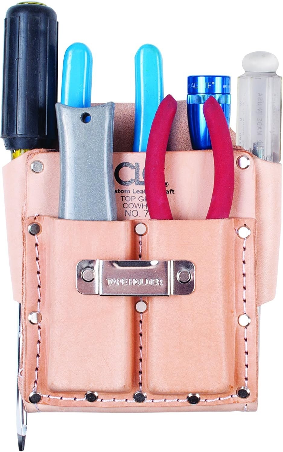 All-Purpose CLC 700 Tool Pouch, 5-Compartment Design for Tool Organization