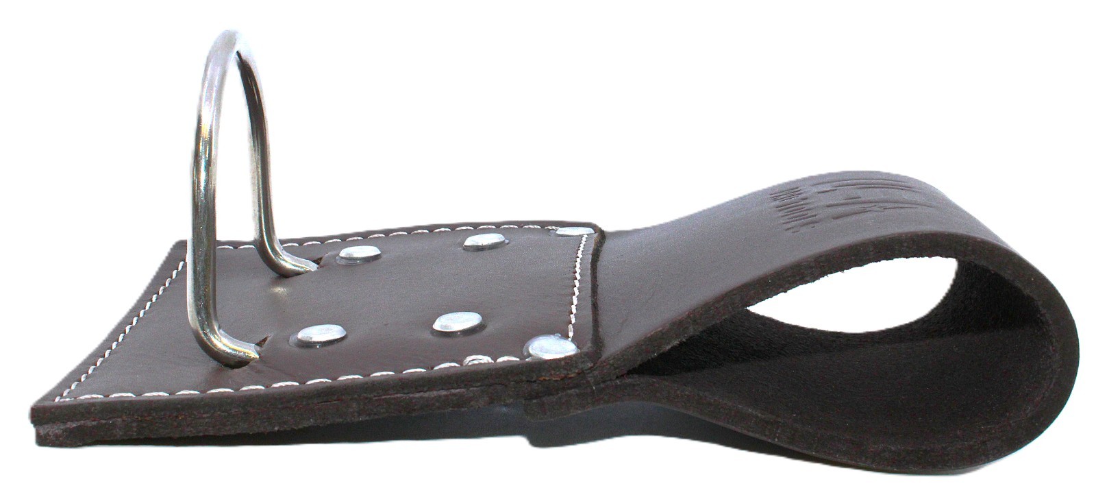 USA PRO TOOLS Grain Leather Hammer Holder – Heavy‑Duty Belt Loop with Rivets