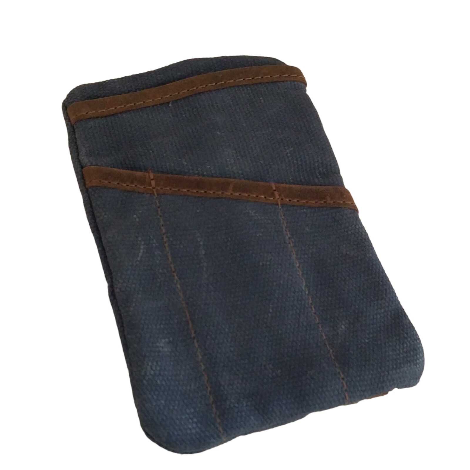 Hide & Drink Multi-Tool Pocket Pouch with Zipper Compartment Waxed Canvas Blue