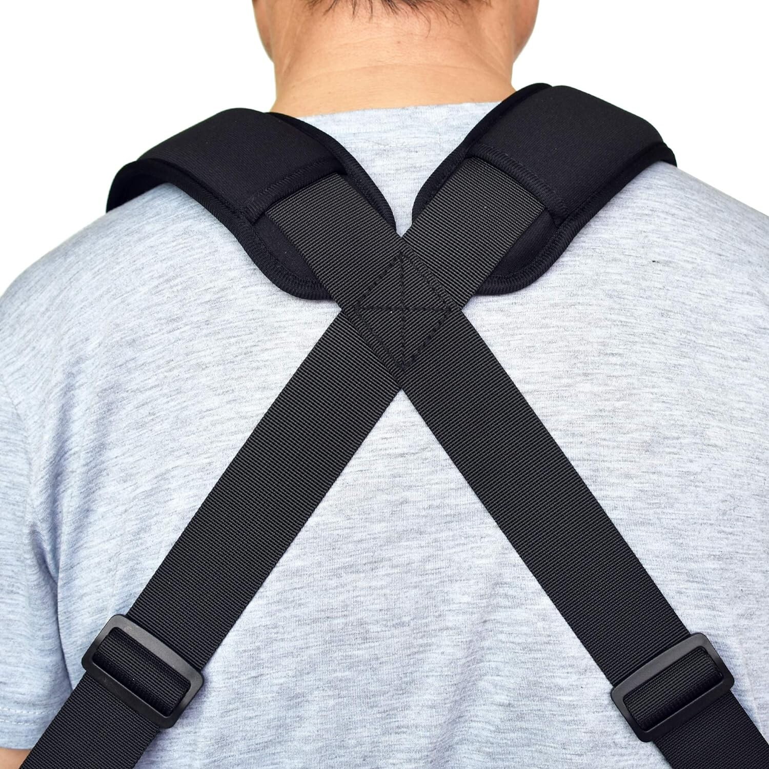 Strong tool belt suspenders heavy duty work for men with loop clips attachment