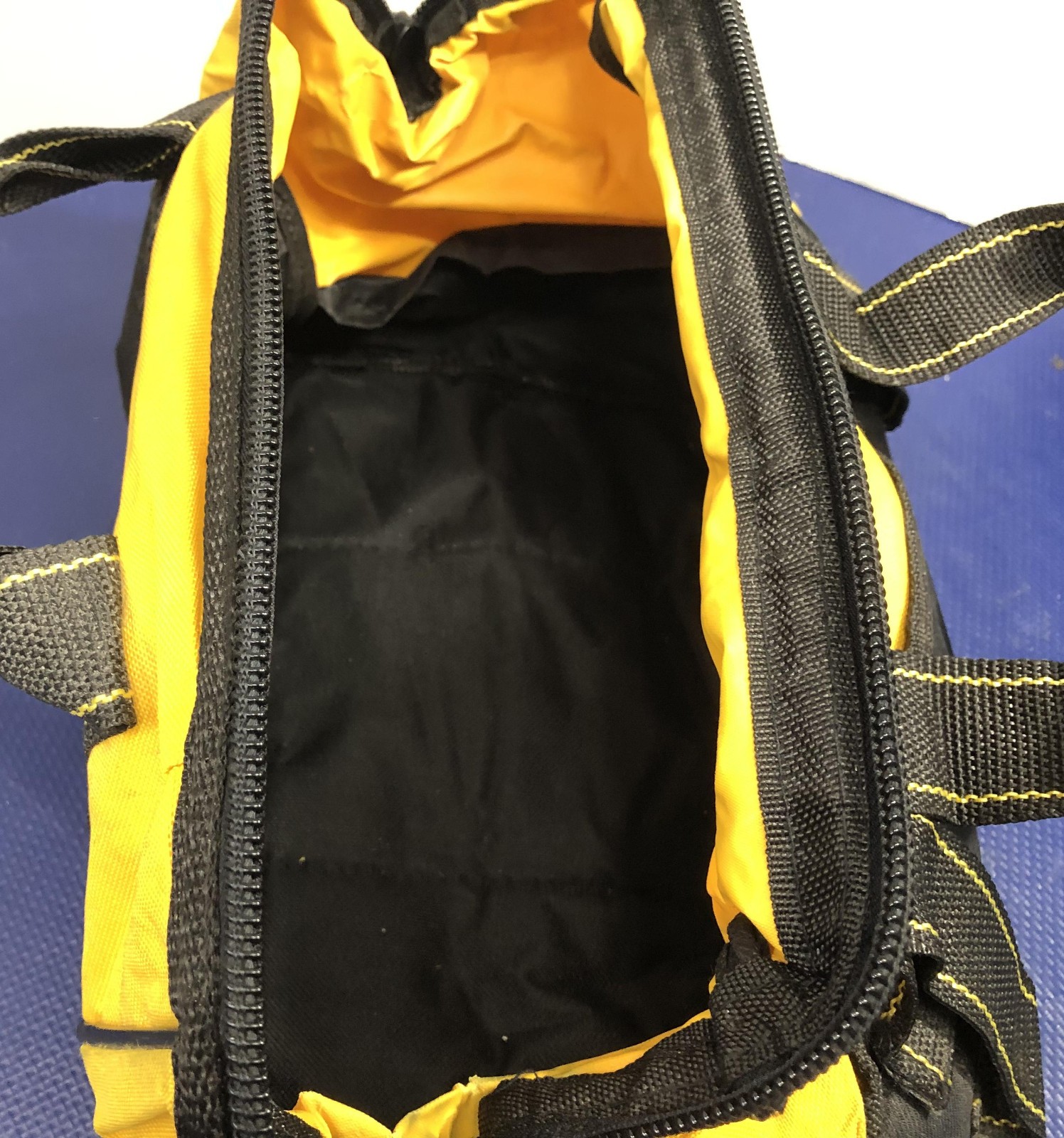 Voyager Tool Bag 11 x 8 x 8 black yellow small