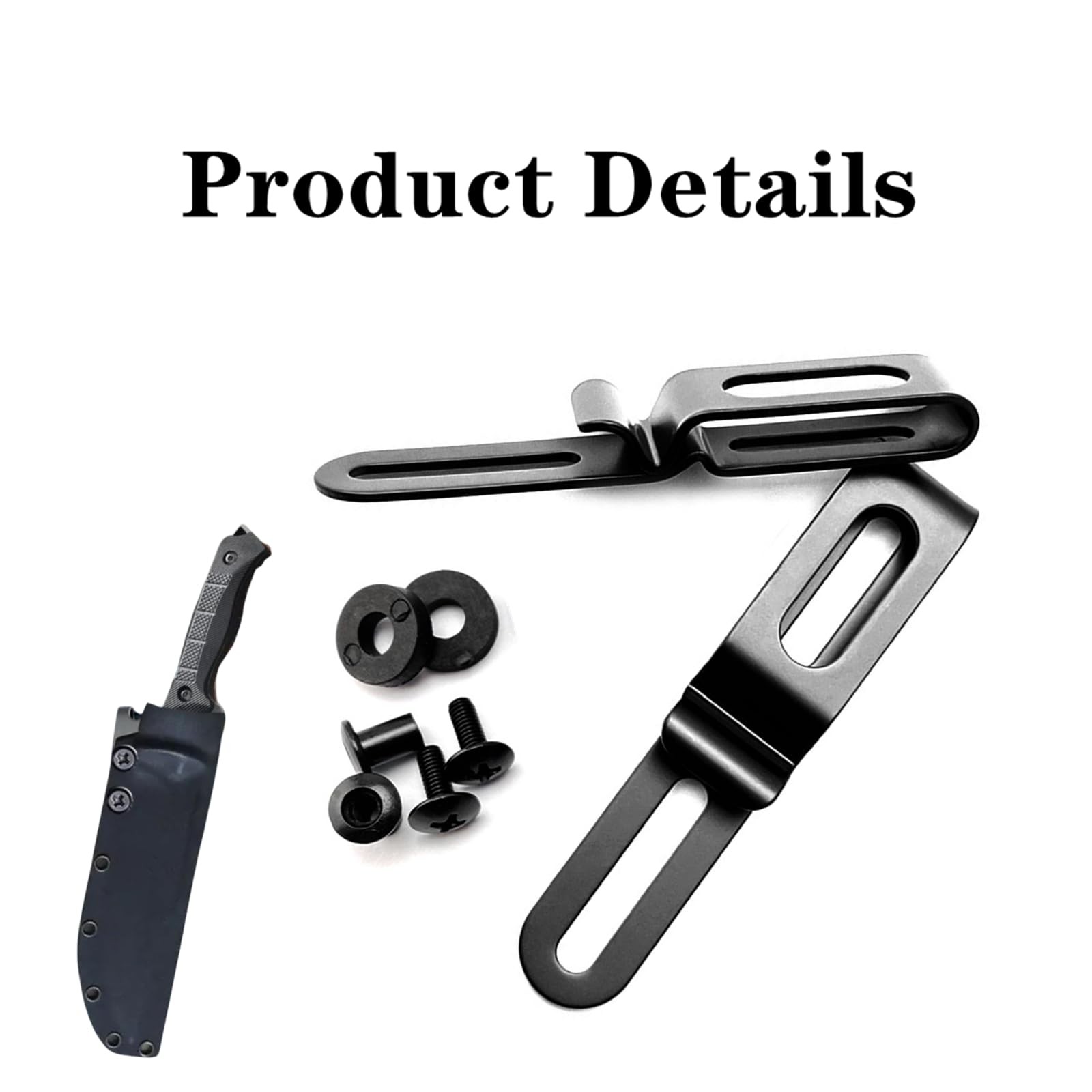 1 PCS Pro 420 Stainless Steel Kydex Sheath Belt Clip Screws IWB Holster Tool