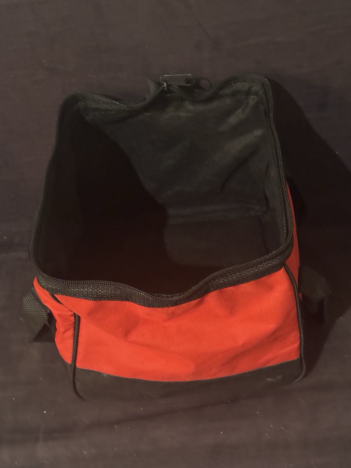 Milwaukee Canvas Soft Tool Bag 9″ Tall x 10.5″ Wide x 10″ Deep Red w/Black Trim