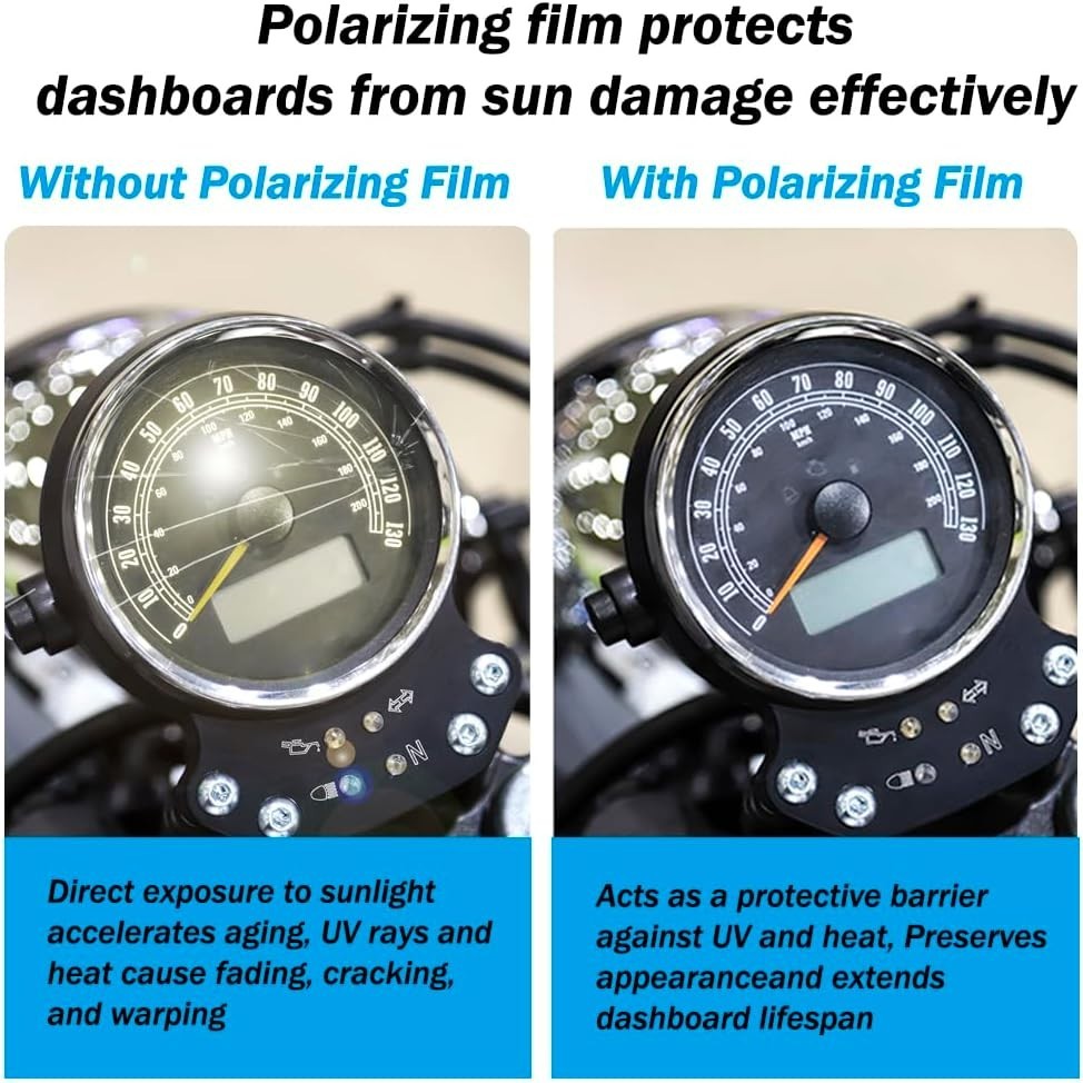 Polarized Film Sheets 2 PCS 7.8X11.8Inches/20X30Cm Adhesive Polarizer Linear Pol