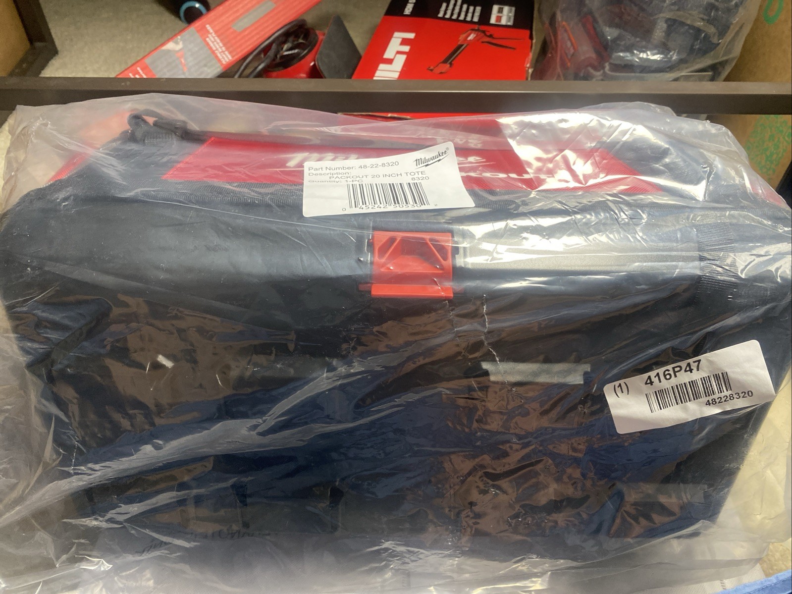 Milwaukee 48-22-8320 Ballistic Impact-Resistant 20″ Packout Tote Organizer