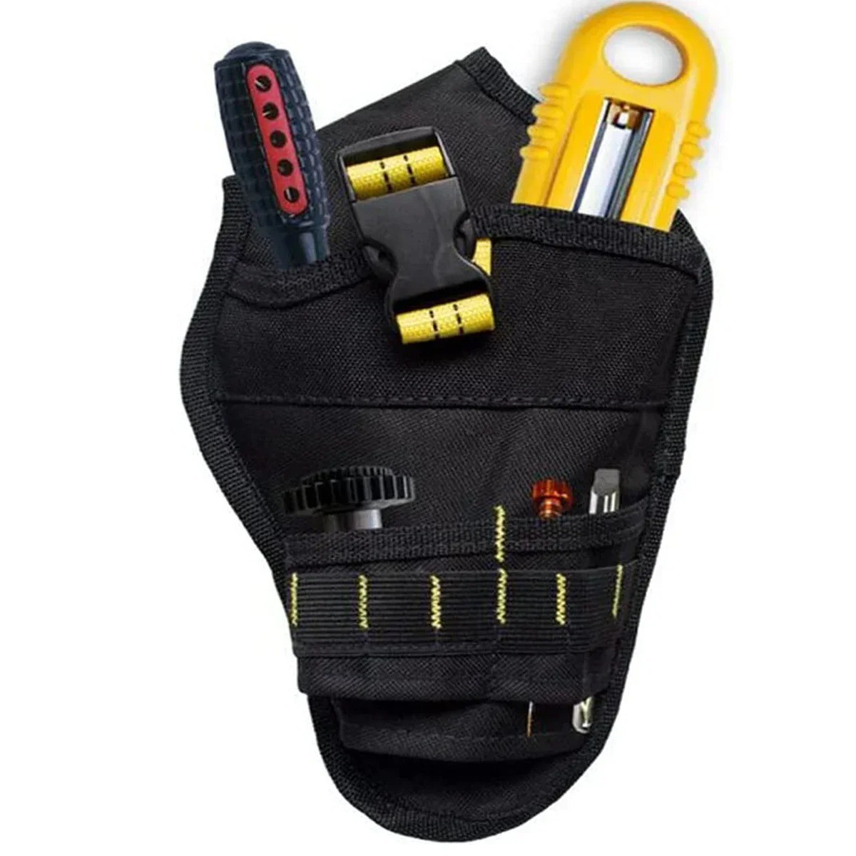 Heavy Duty Drill Holster Tool Belt Pouch Bit Holder Hanging Waist Bag Drill Tool