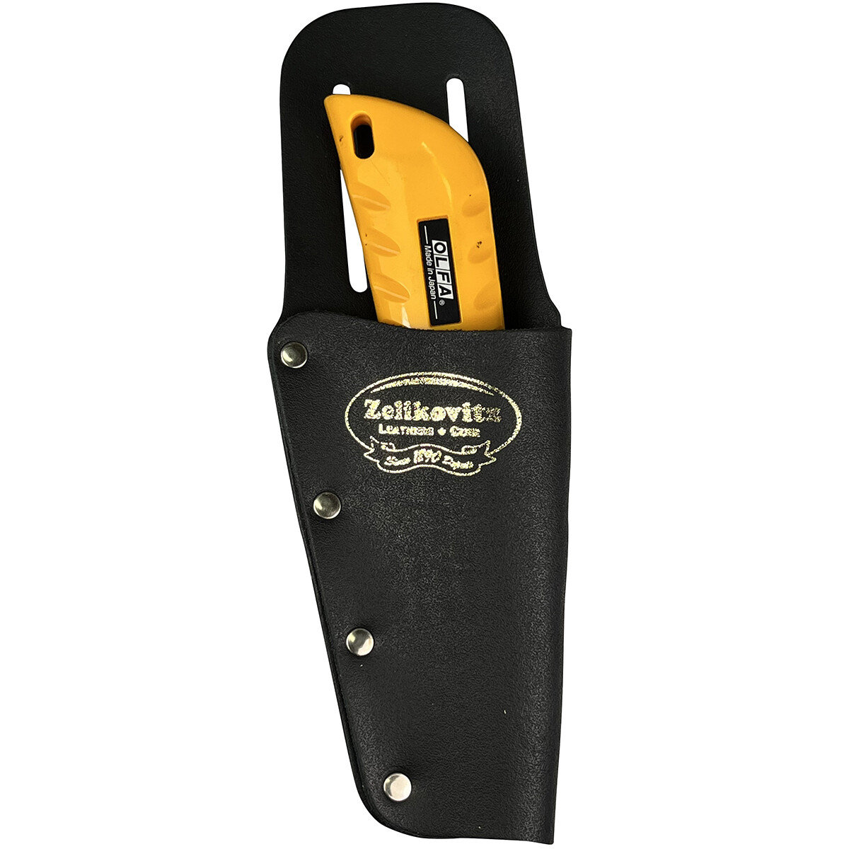 Handmade Genuine Leather Utility Knife & Plier Holder Belt Holster Black or Tan