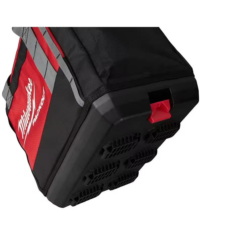 Ballistic Fabric Tool Bag + 3-Pack Zipper Accessory Pouch Set Jobsite Contractor