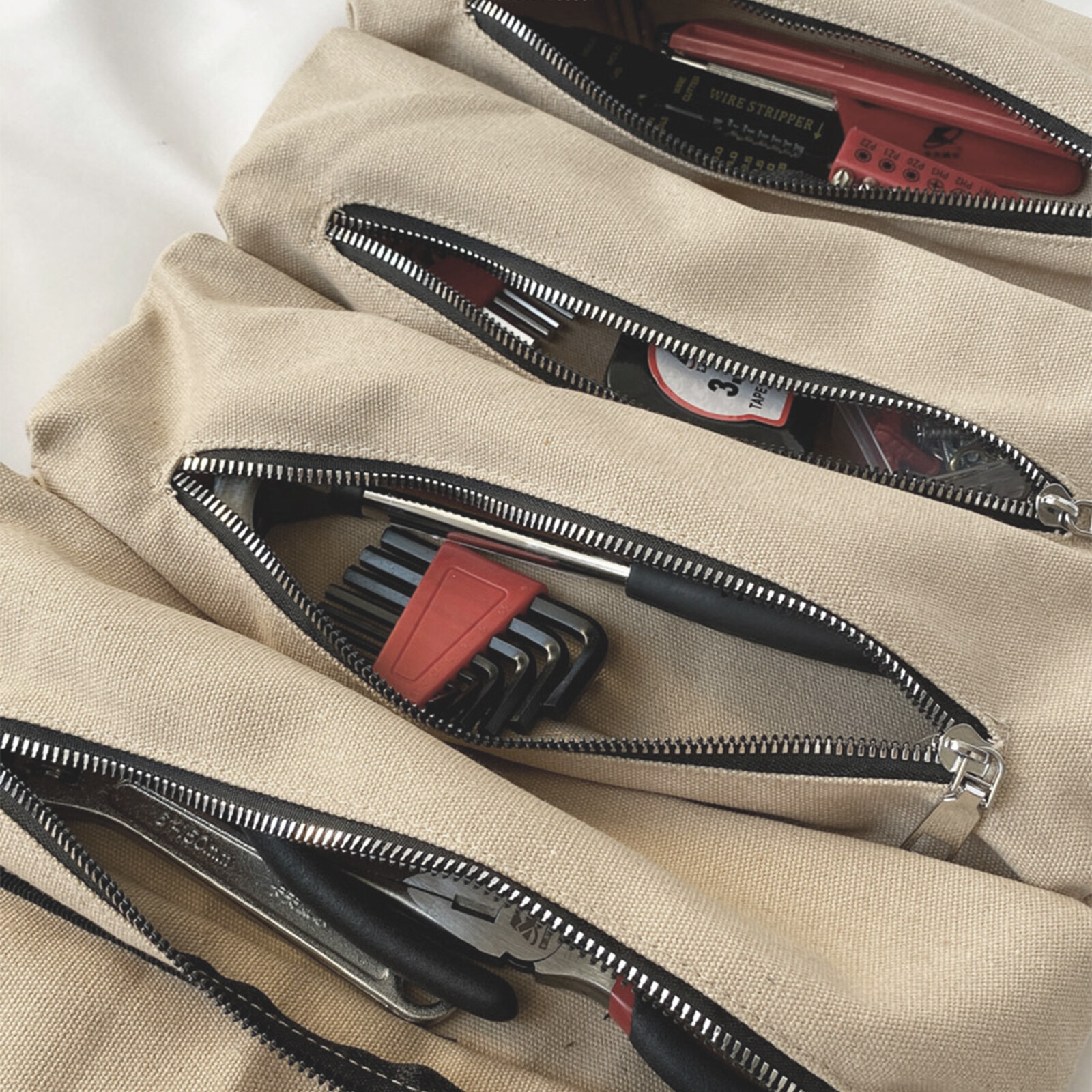 Roll Tool Roll Multi-Purpose Tool Roll Up Bag Wrench Roll Pouch Hanging Carrier