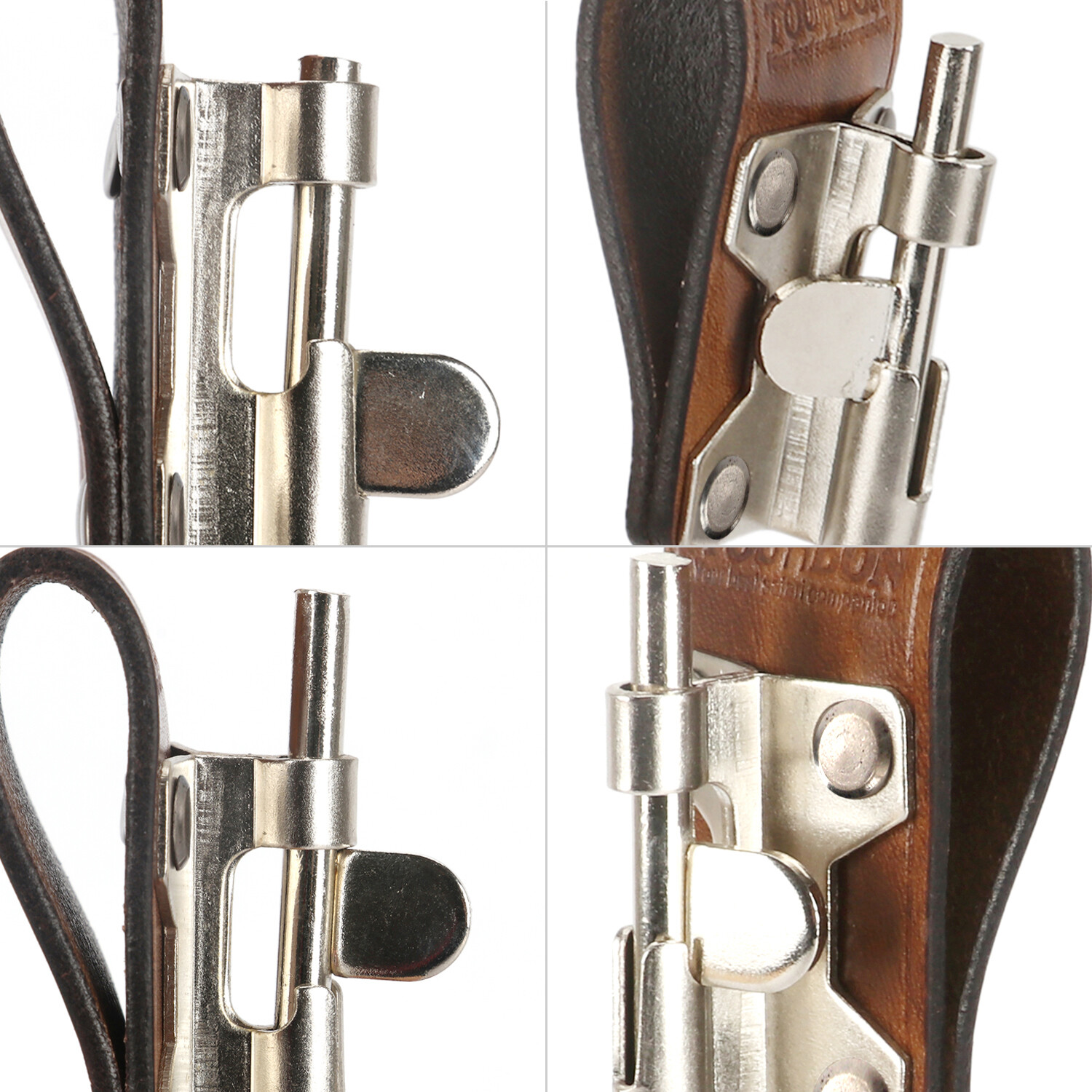 Leather Metal J Hook Construction Builder Trowel Carry Drill Belt Hanger